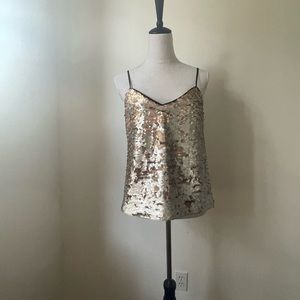 1. State Sequined Spaghetti Strap top